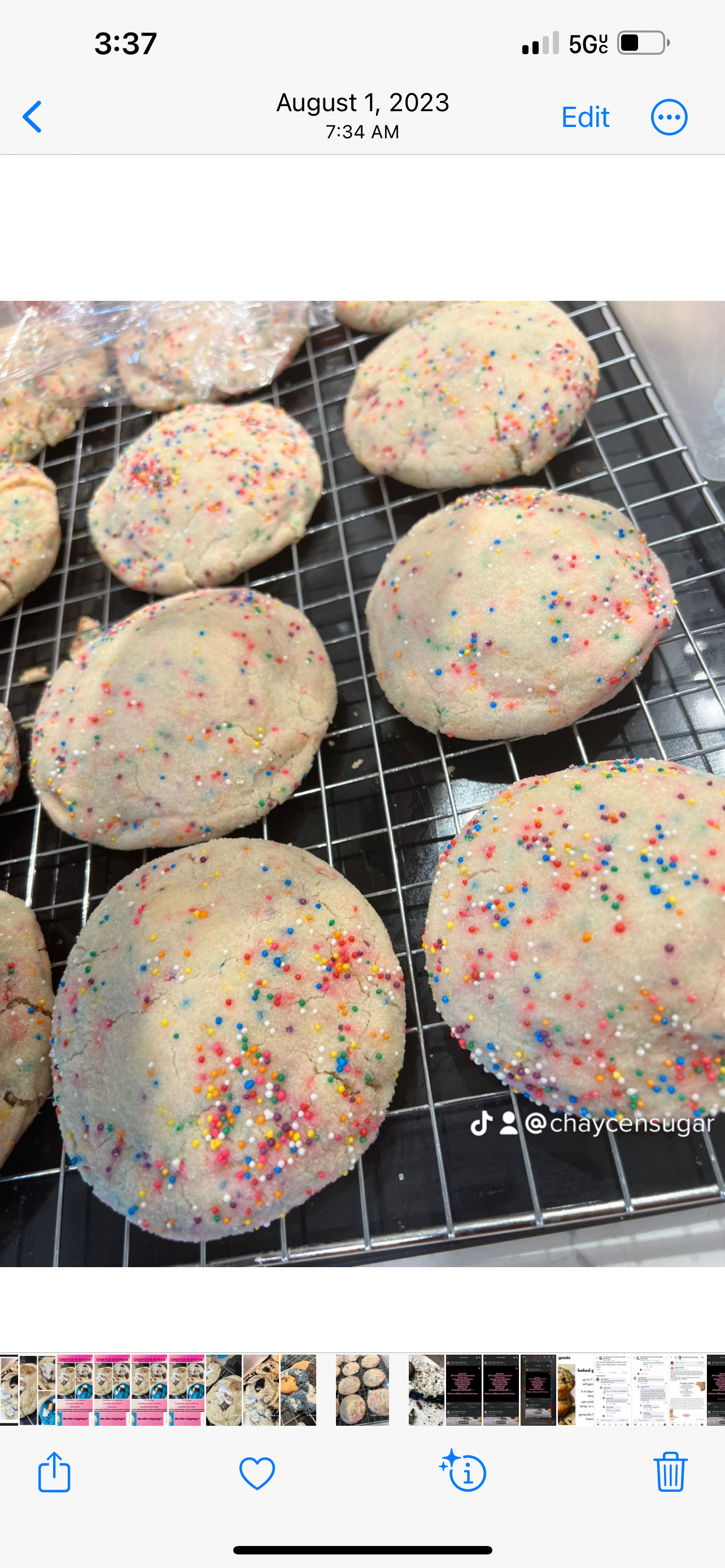 Dozen Homemade Cookies
