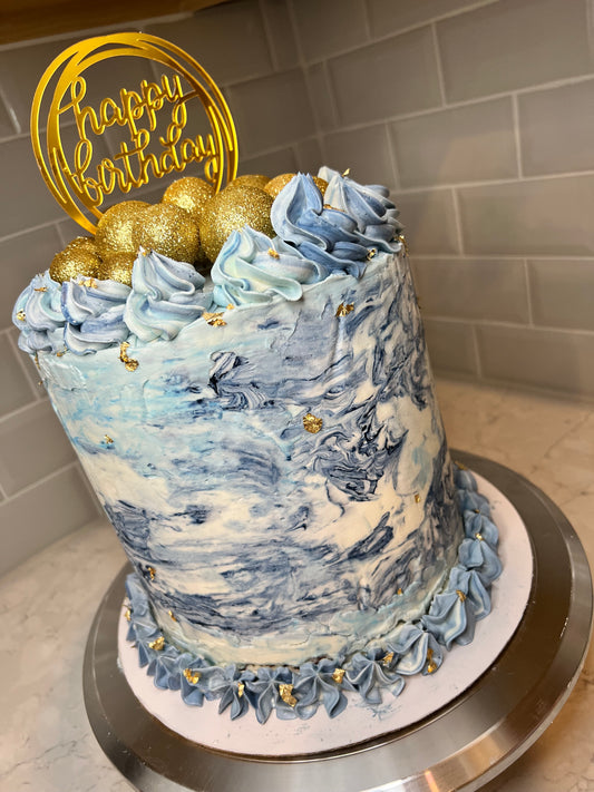 6-in Double Barrel Cake